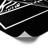 12x12-inch trapBaph-poster Poster (Hoek)