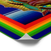 12x18 Our Lady of Guadalupe Zarape Tilma Poster (Hoek)