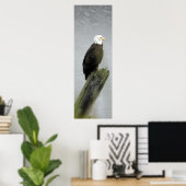 12x36 Poster papier (steen) van adelaars (Thuiskantoor)