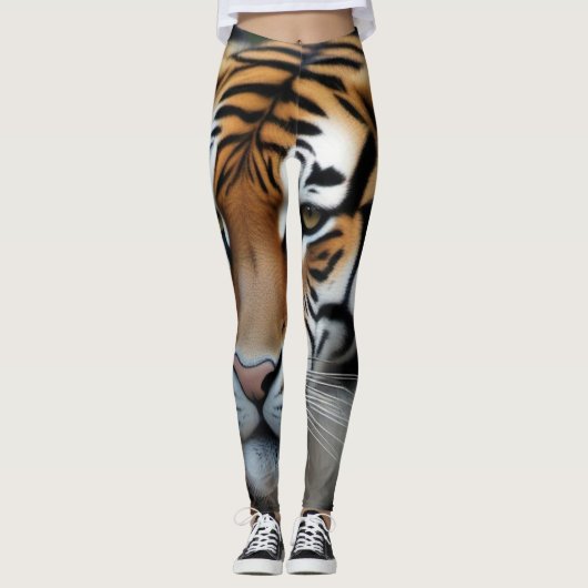 13025 Tijgerprint Leggings (Voorkant)