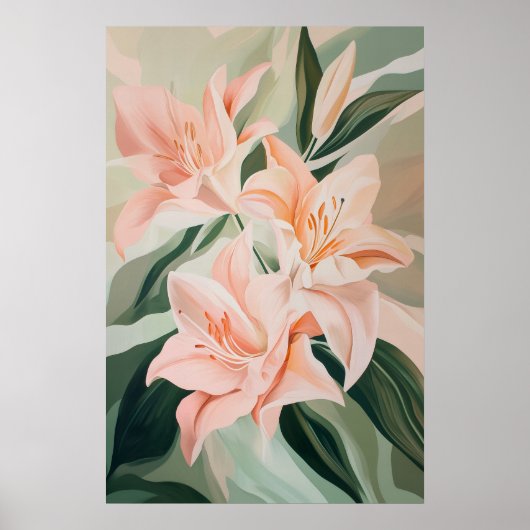 1303 Bloemen Poster (Voorkant)