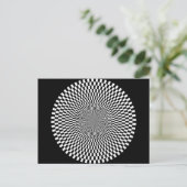 1309144895_Vector ZWART WIT OPTISCHE ILLUSIES Briefkaart (Staand voorkant)