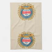 135th Serviette d'anniversaire (Vertical)