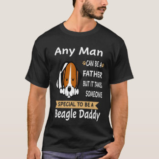 138 Elke Man Beagle Papa T-shirt