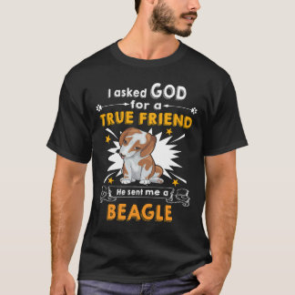 139 Vraag aan een ware vriend van God, een Beagle T-shirt