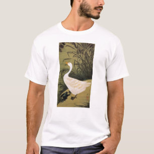 13. 芦 図, 若 Reed & Goose, Jakuchüd, Japan Art T-shirt