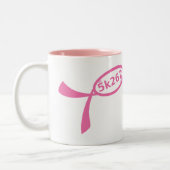 13.1 bikini :VERTICALE Tweekleurige Koffiemok (Links)