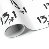 13.1 halve marathon cadeaupapier (Rol Hoek)