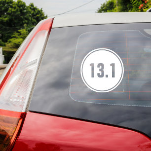 13.1 Halve Marathon Hardlopen Raamsticker