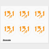 13.1 Halve marathon Ronde Sticker (Vel)