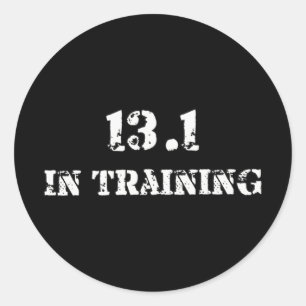 13.1 in Training Half Marathon Race - Running Ronde Sticker