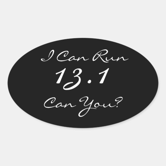 13.1 Sticker du coureur de demi-marathon (Devant)
