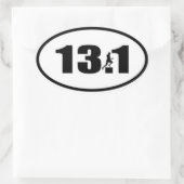 13,1 Sticker met Runner (Tas)