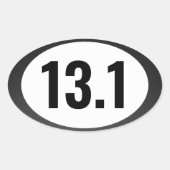 13.1 Sticker ovale (Devant)