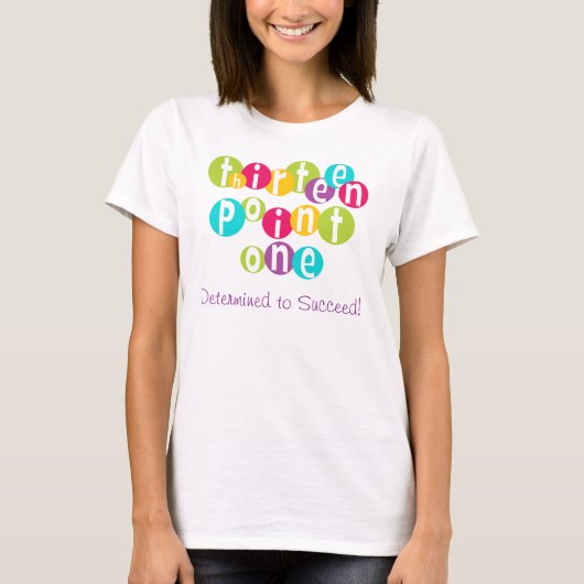 13,1 T-shirts customisé (Devant)