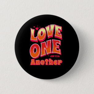 13:34 Liefde Een andere John Ronde Button 5,7 Cm