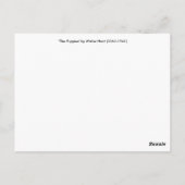 13 bis De Puppies Briefkaart (Achterkant)