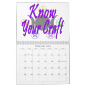 13 buts et calendrier de sagesse de Wiccan (Feb 2026)