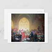 #13 De Hussite King Jiri van Podebrady, Mucha Briefkaart (Voorkant / Achterkant)