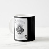 13 de pelles : Carte de tisonnier : Tasse de café (Devant gauche)