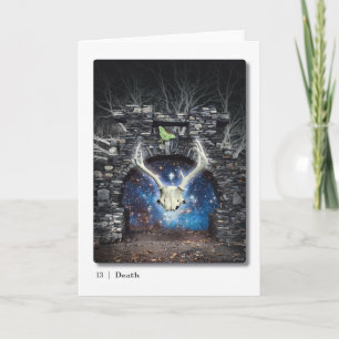 13 Dood Tarot Wenskaart Kaart