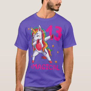 13 en 13-jarige magische meisjes t-shirt