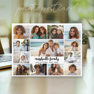 13 foto collage optionele tekst -- Familie - Briefkaart