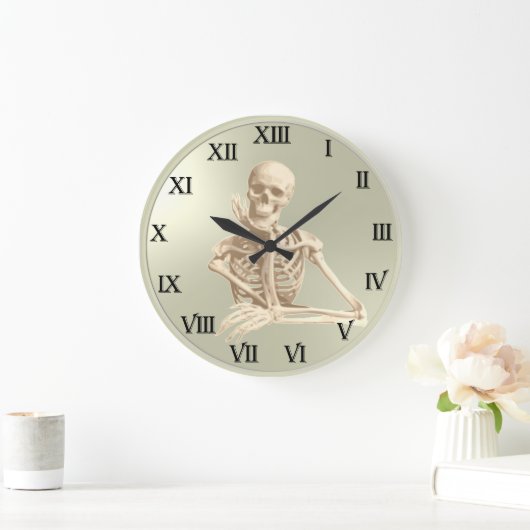 13 Heures Horloge Squelette convivial (Maison)