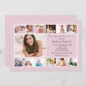 13 Invitation Collage de photos (Devant / Derrière)