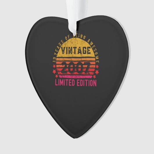 13 jaar geweldige beperkte uitgave ornament (voorkant)