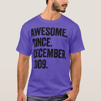 13 jaar oud december 2009 13e verjaardag2 t-shirt