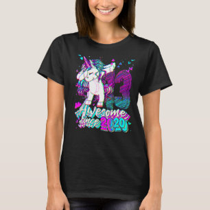 13 jaar oud eenhoorn dabbing 13e verjaardag eenhoo t-shirt