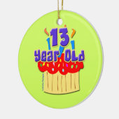 13 jaar oud keramisch ornament (Links)