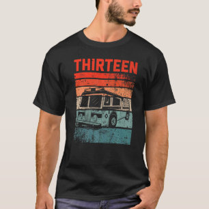 13 jaar oude 13de verjaardag van de brandweerman v t-shirt