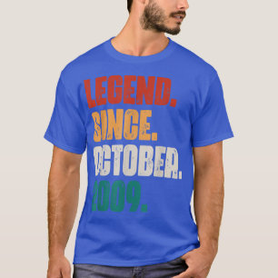 13 jaar oude cadeautjes sinds oktober 2009 13 jaar t-shirt
