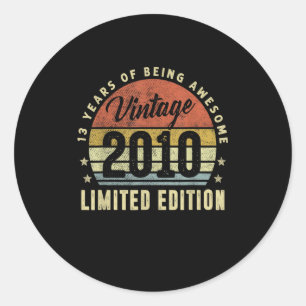 13 jaar oude editie 2010 Limited Edition 13th Bir Ronde Sticker