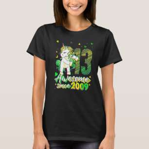 13 jaar oude eenhoorn flost 13e verjaardag eenhoor t-shirt