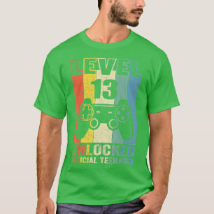 13 jaar oude jongens 13e verjaardag niveau 13 niet t-shirt
