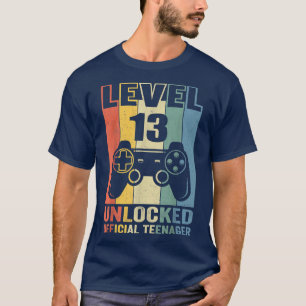 13 jaar oude jongens 13e verjaardag niveau 13 niet t-shirt