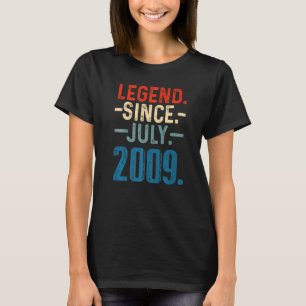 13 jaar oude legenda sinds juli 2009 13e verjaarda t-shirt