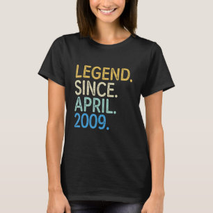 13 jaar oude legende sinds april 2009 13th B T-shirt