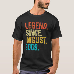 13 jaar oude leggende sinds augustus 2009 13e gebo t-shirt