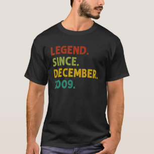 13 jaar oude leggende sinds december 2009 13e gebo t-shirt