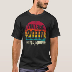 13 jaar oude Vintage 2010 13e verjaardag T-shirt