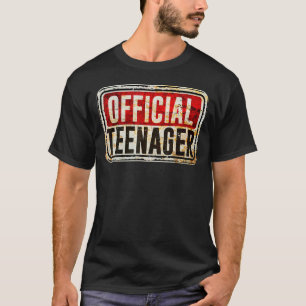 13 jaar Oude waarschuwingsgebarentaal Verjaardag T-shirt