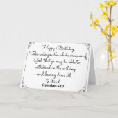 13 juin carte d'anniversaire de bible avec le vers (Fleur jaune)