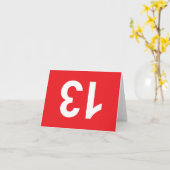 13 KAART (Gele Bloem)