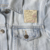 13 kolonies 1776 vierkante button 5,1 cm (In situ)