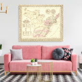 13 kolonies canvas afdruk (Insitu (Woonkamer))