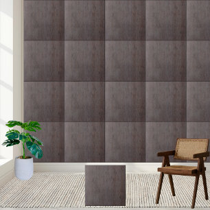 #13 Luxe Dark Wood Texture Keramische Tegel Tegeltje